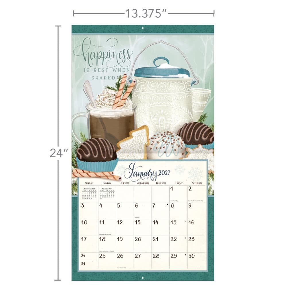 Abundant Friendship 2027 Wall Calendar by Nicole Tamarin Third Alternate Image