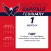 image NHL Washington Capitals 2027 Desk Calendar Second Alternate Image