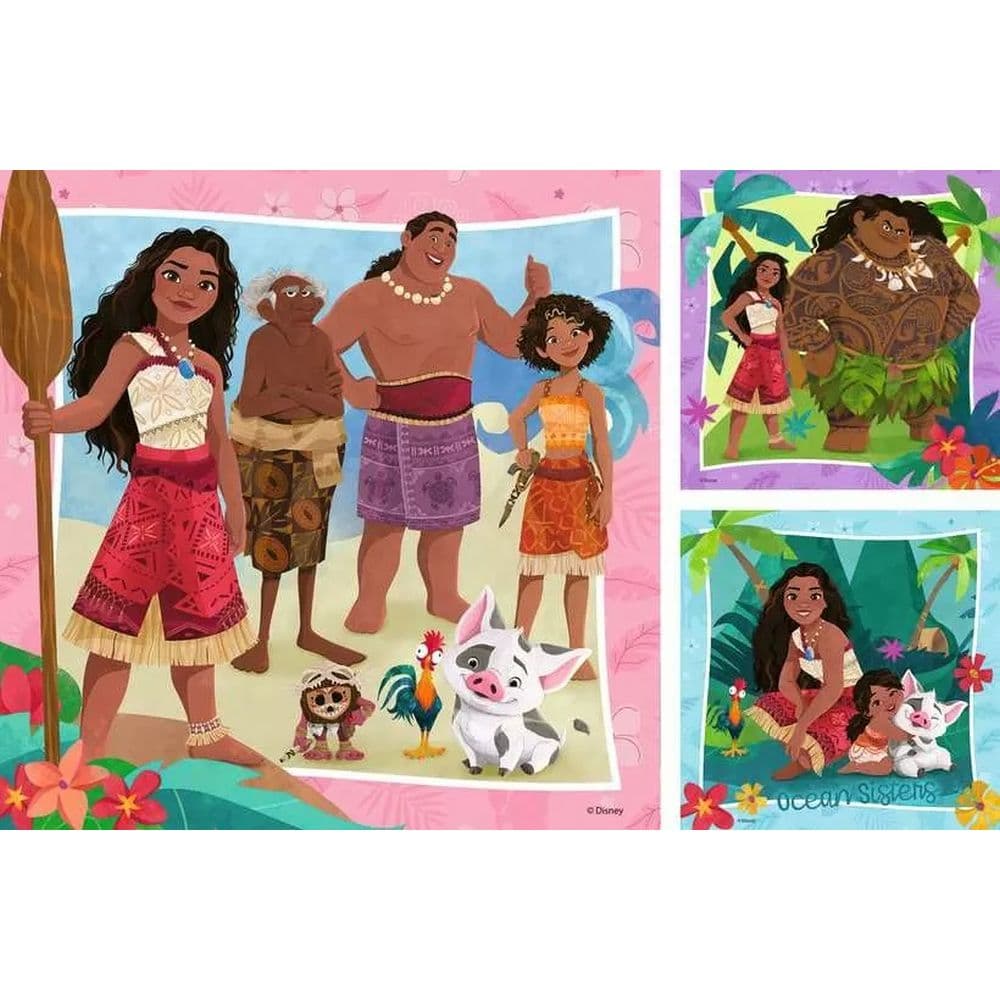 Moana 2 3x49 Piece Puzzle First Alternate Image