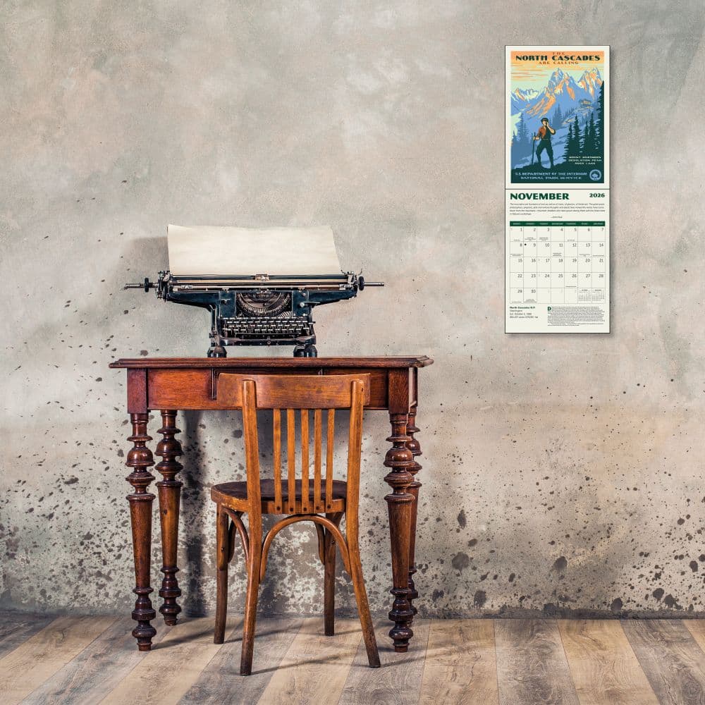 National Parks Poster Art of the WPA 2026 Wall Calendar Fourth Alternate Image