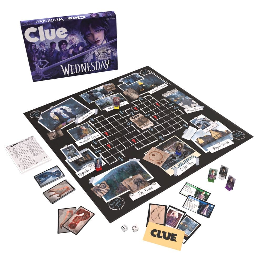 Clue Wednesday Addams Board Game alternate image 2