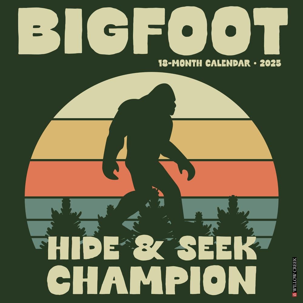 Bigfoot 2025 Wall Calendar