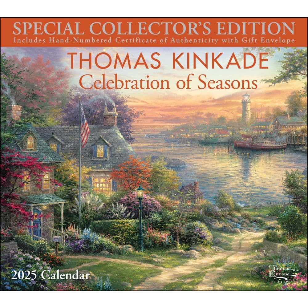 Kinkade Collectors Edition 2025 Wall Calendar