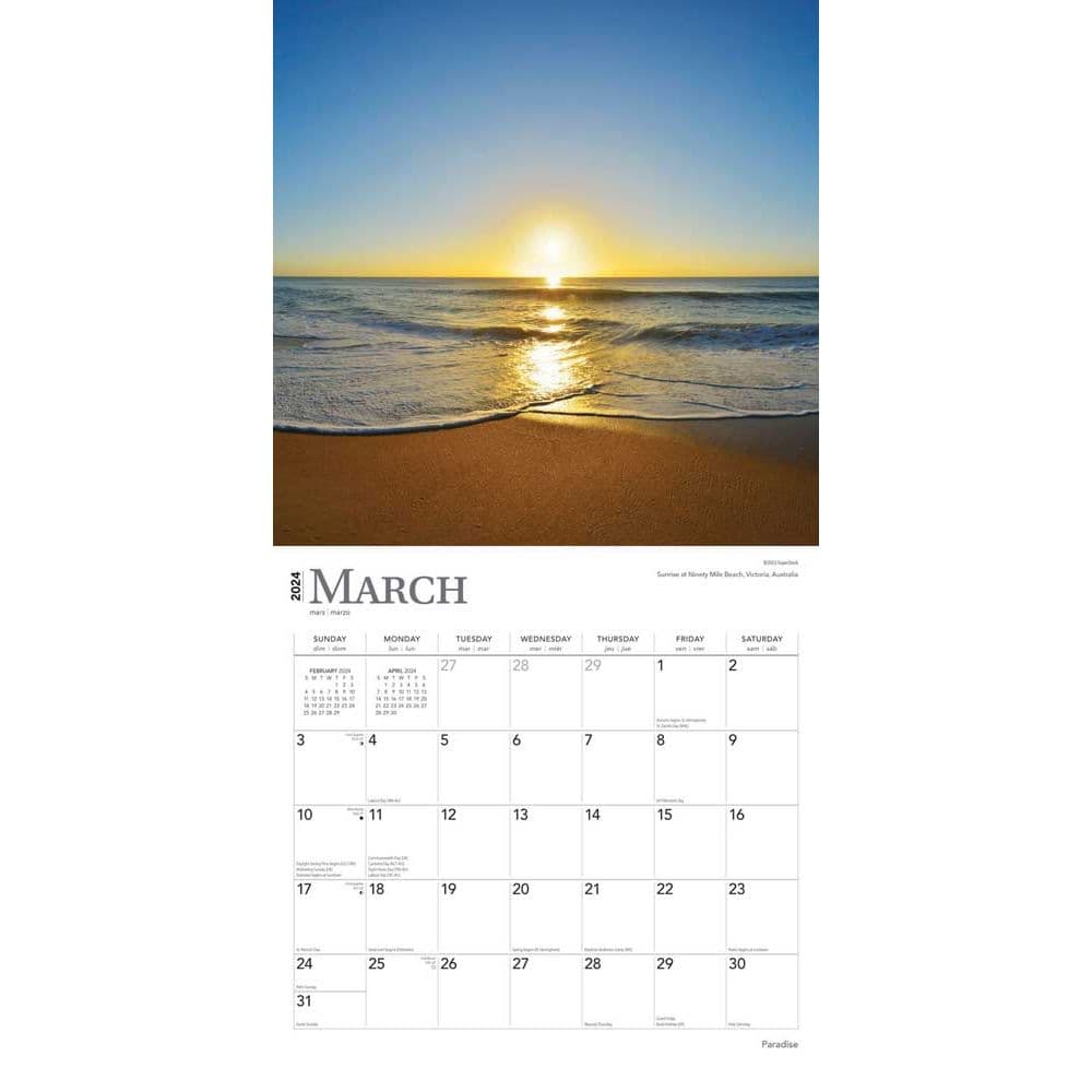 Paradise 2024 Wall Calendar