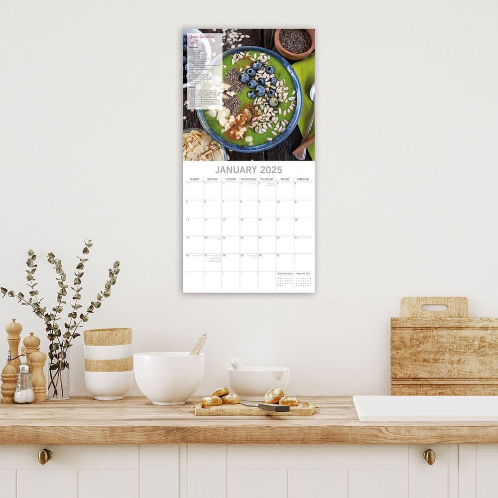 Tasty Vegan Recipes 2025 Wall Calendar Second Alternate Image width=&quot;1000&quot; height=&quot;1000&quot;