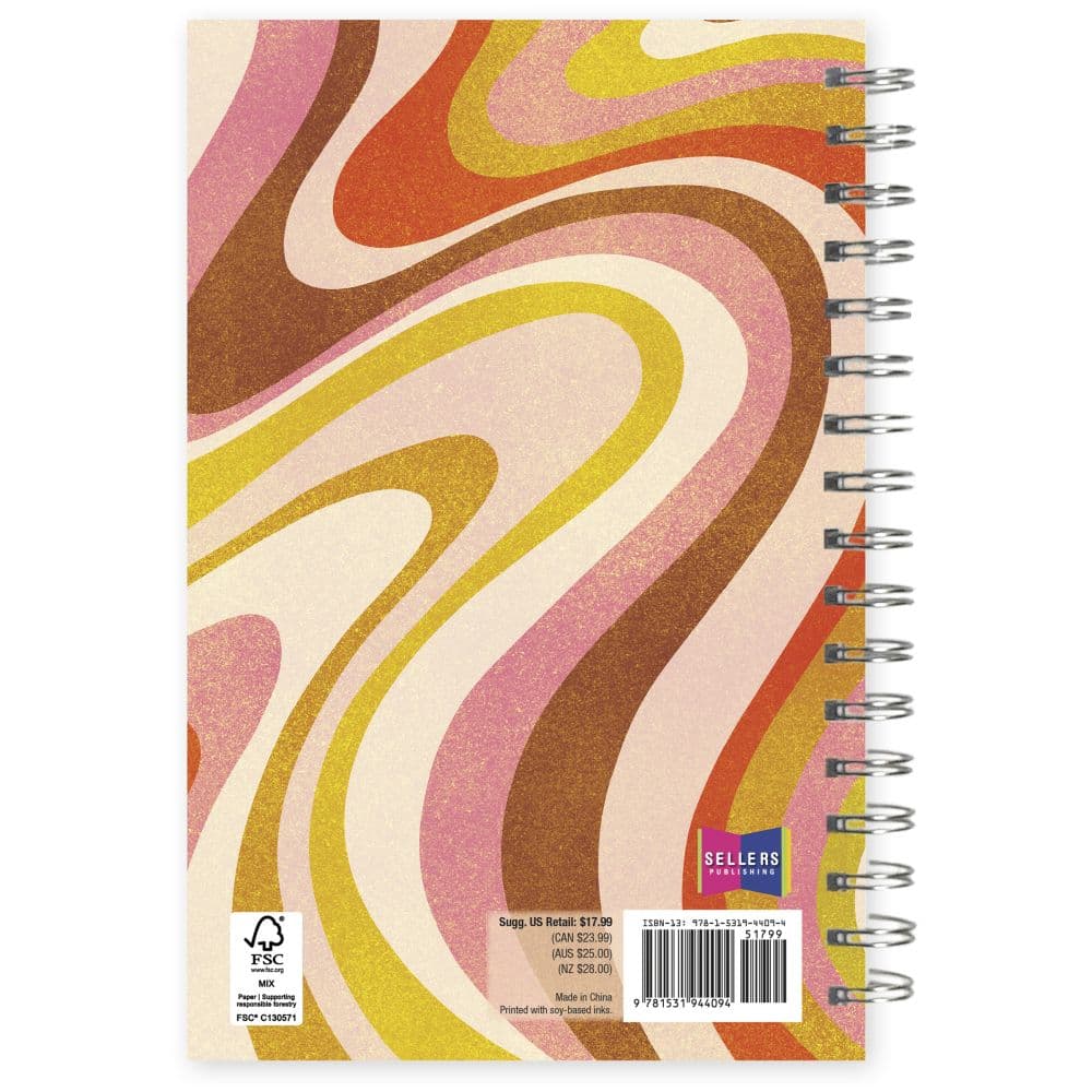 Designer Groovy Swirls Weekly 2026 Planner First Alternate Image