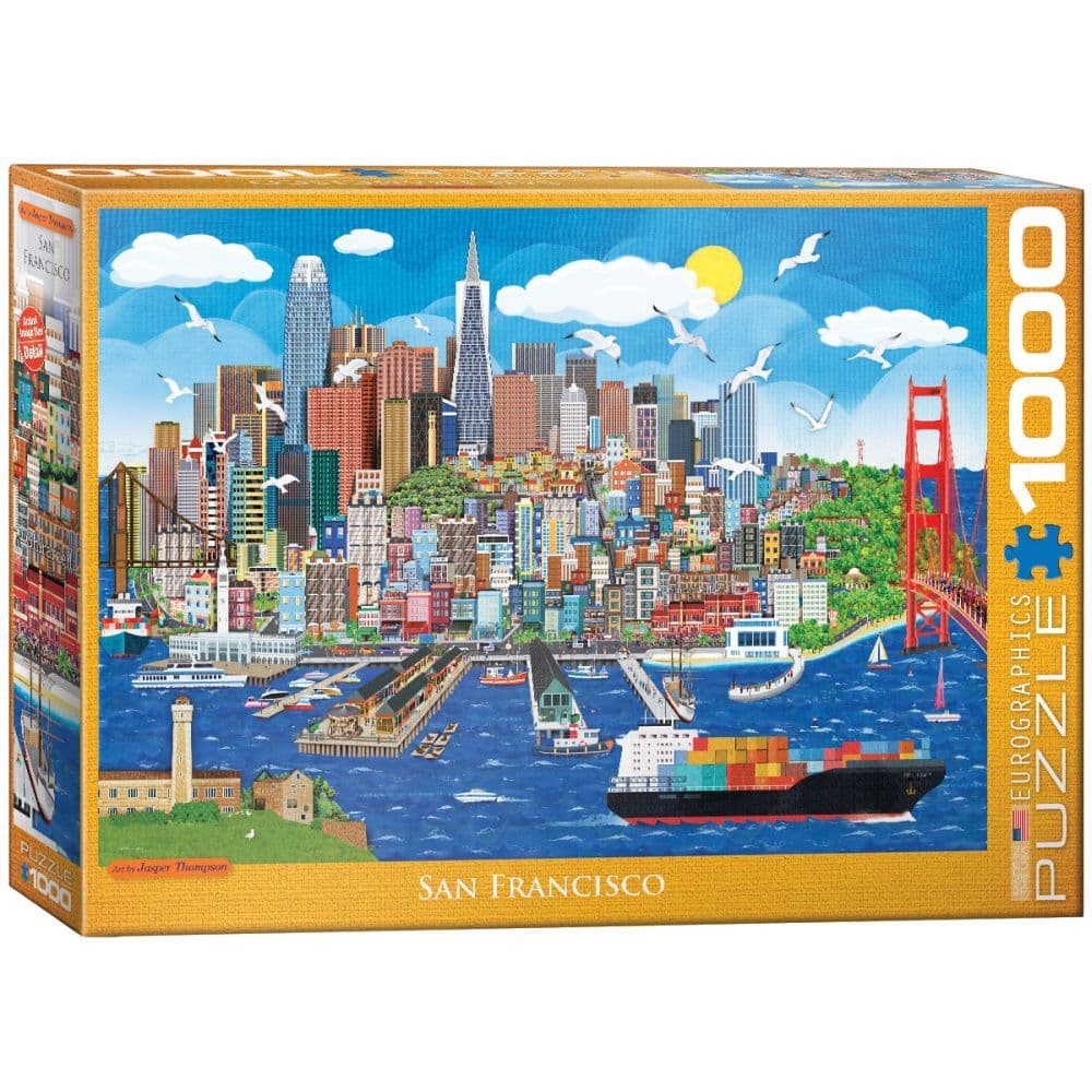 Folk San Francisco 1000pc Puzzle Main Image