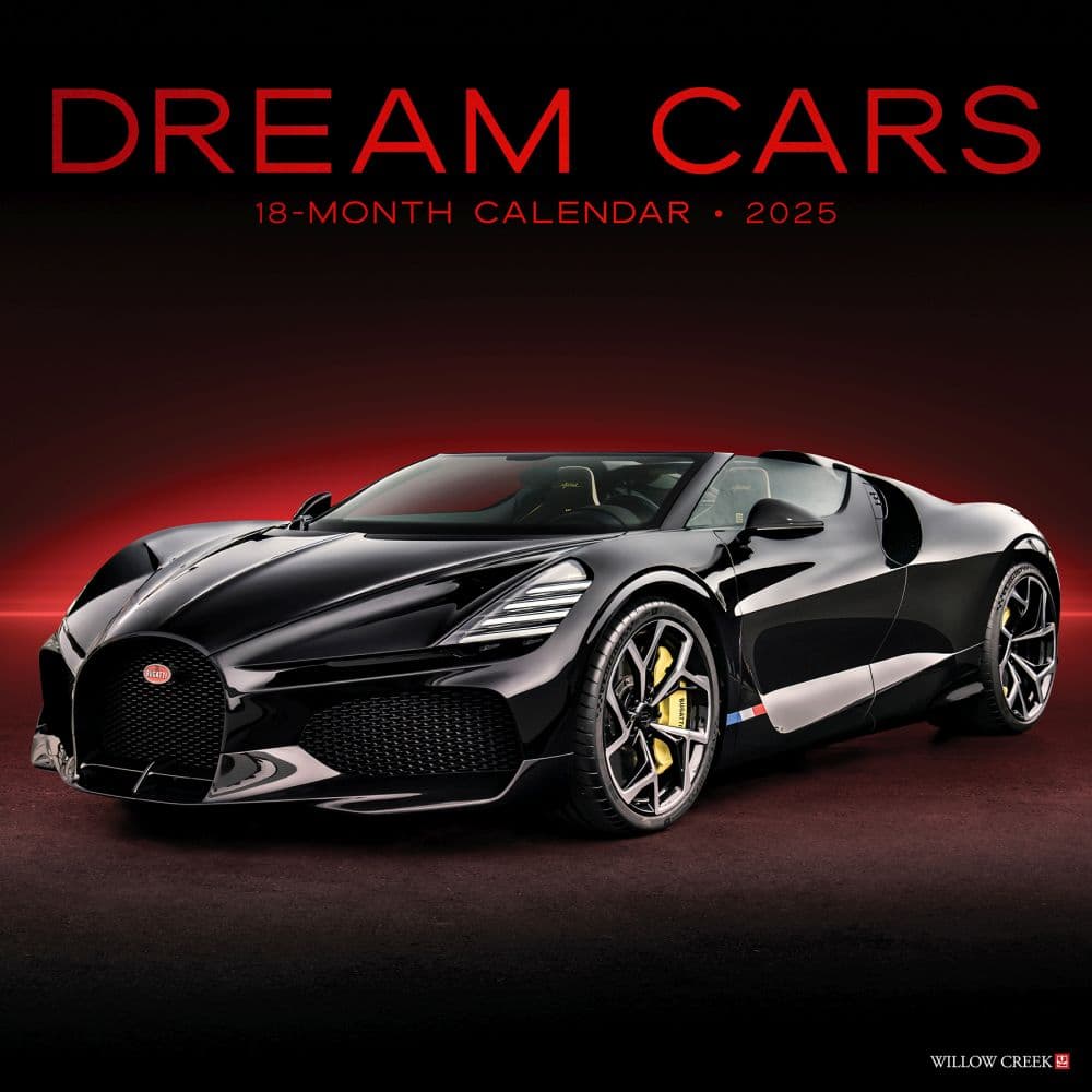 Dream Cars 2025 Wall Calendar  Main Image