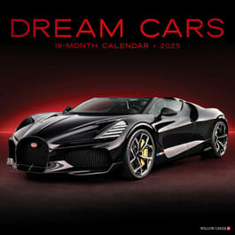 Dream Cars 2025 Wall Calendar