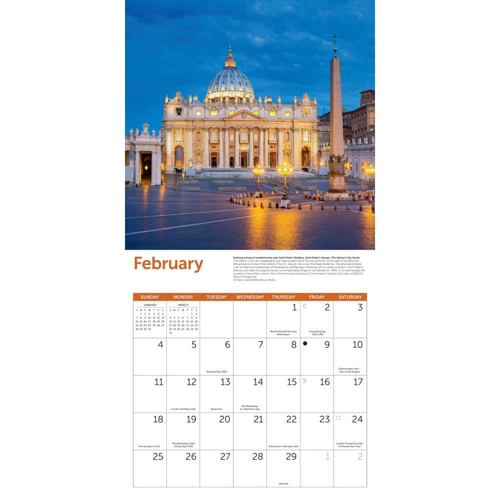 Italy 2024 Wall Calendar