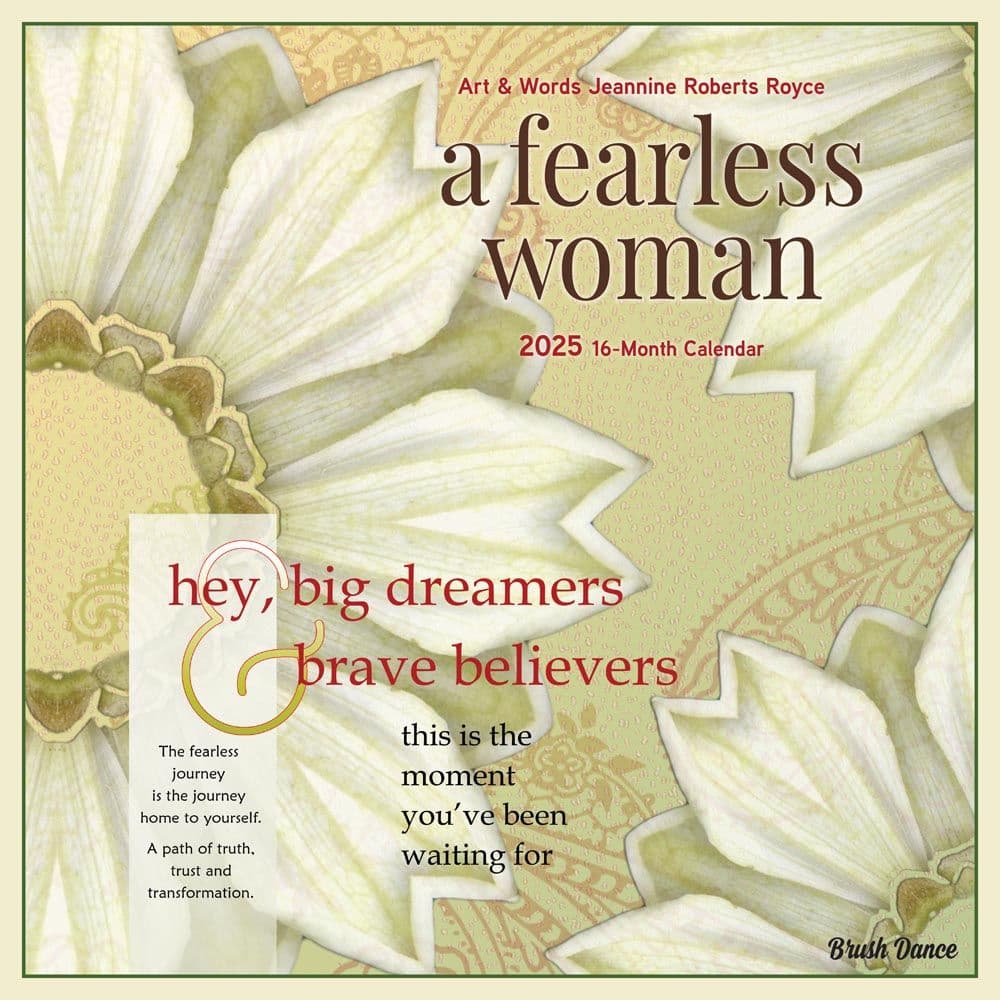 Fearless Woman 2025 Wall Calendar