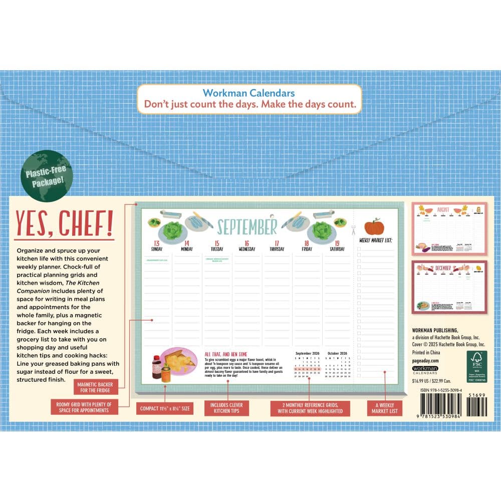 Kitchen Companion 2026 Wall Calendar First Alternate Image
