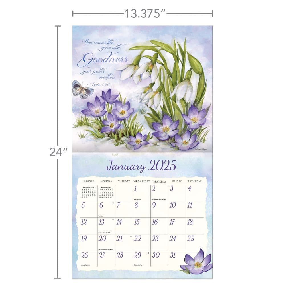 Natures Grace by Susan Winget 2025 Wall Calendar Sixth Alternate Image width=&quot;1000&quot; height=&quot;1000&quot;