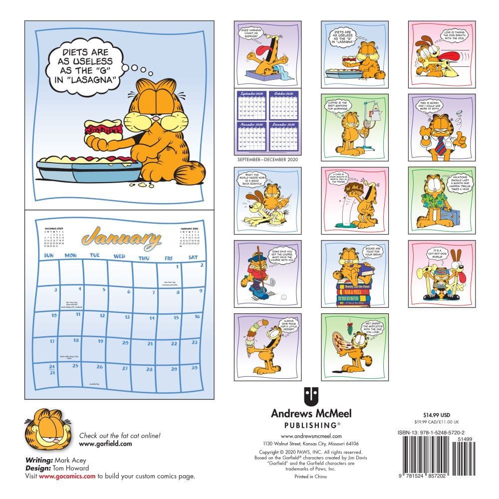 Garfield Wall Calendar