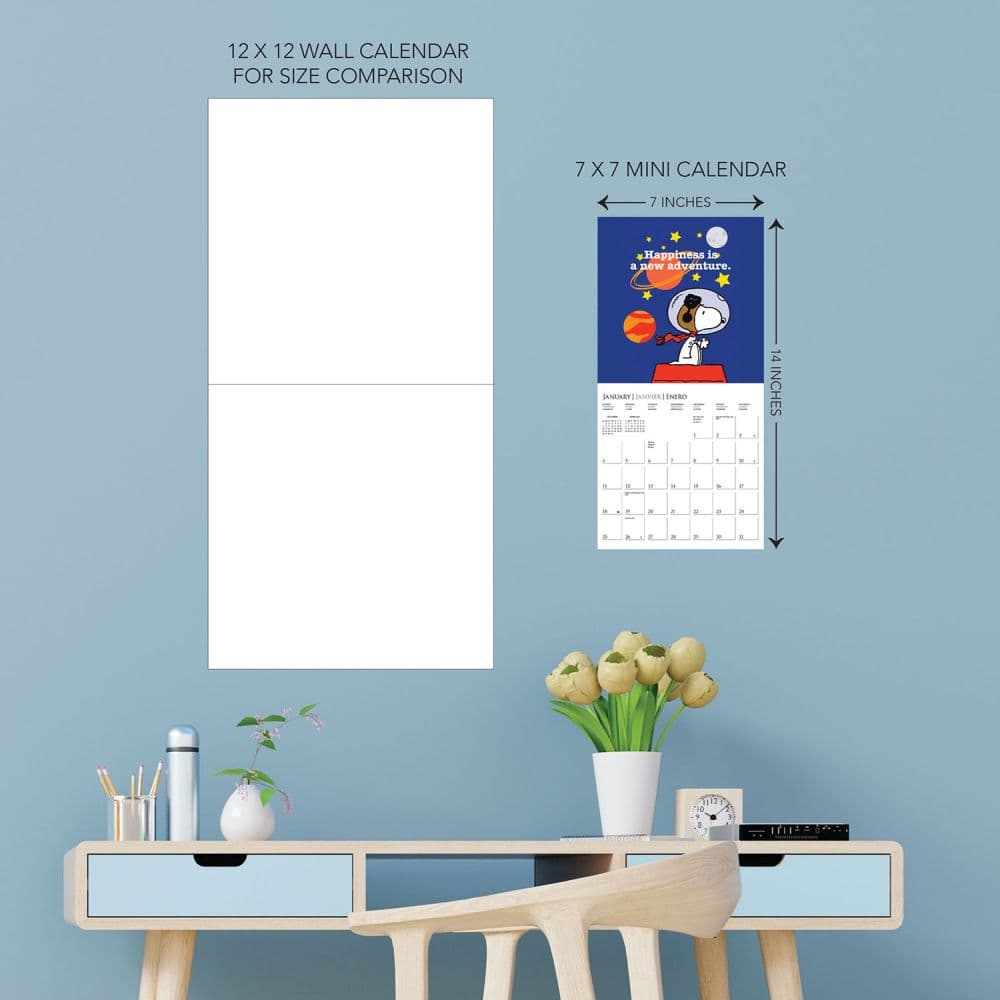 Peanuts 2026 Mini Wall Calendar Third Alternate Image
