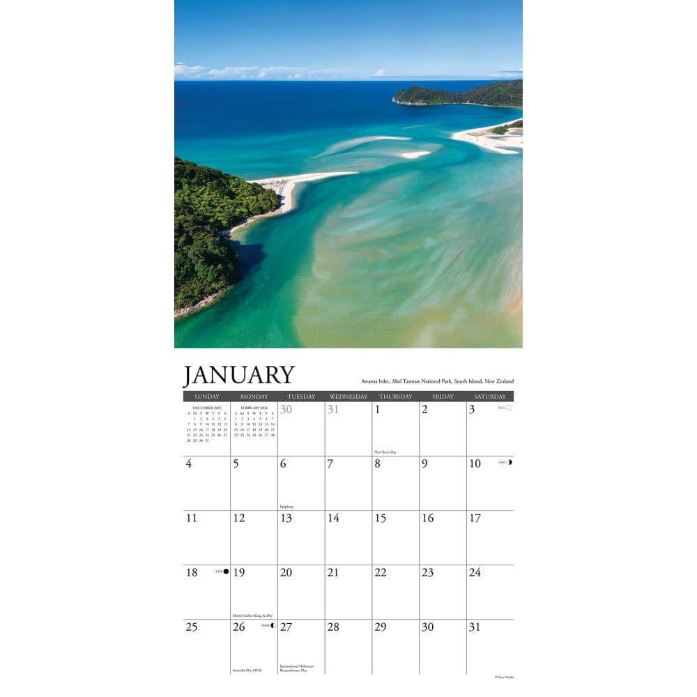 Ocean View 2026 Wall Calendar Second Alternate Image