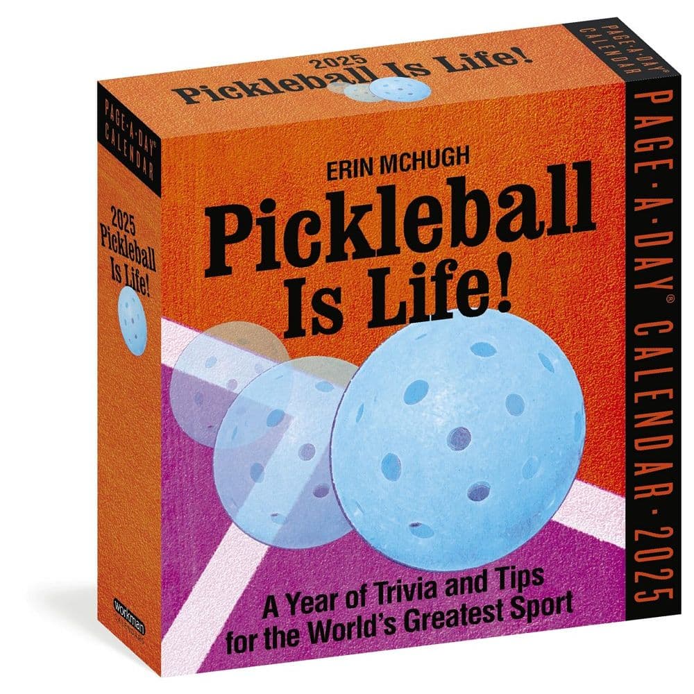 Pickleball Is Life 2025 Desk Calendar Main Image