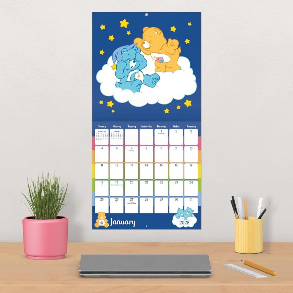 Care Bears 2026 Wall Calendar Fourth Alternate Image