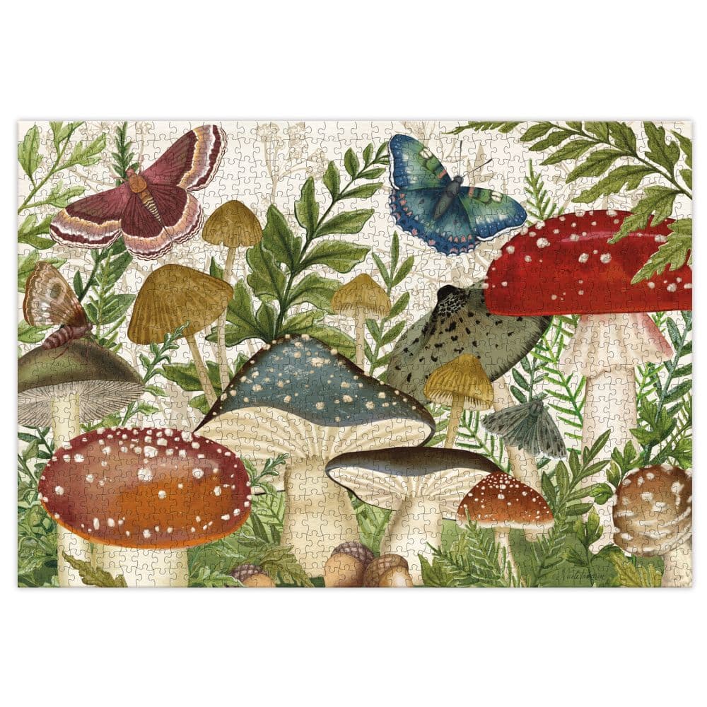 Botanical Mushrooms 1000 Piece Luxe Puzzle First Alternated Image width=&quot;1000&quot; height=&quot;1000&quot;