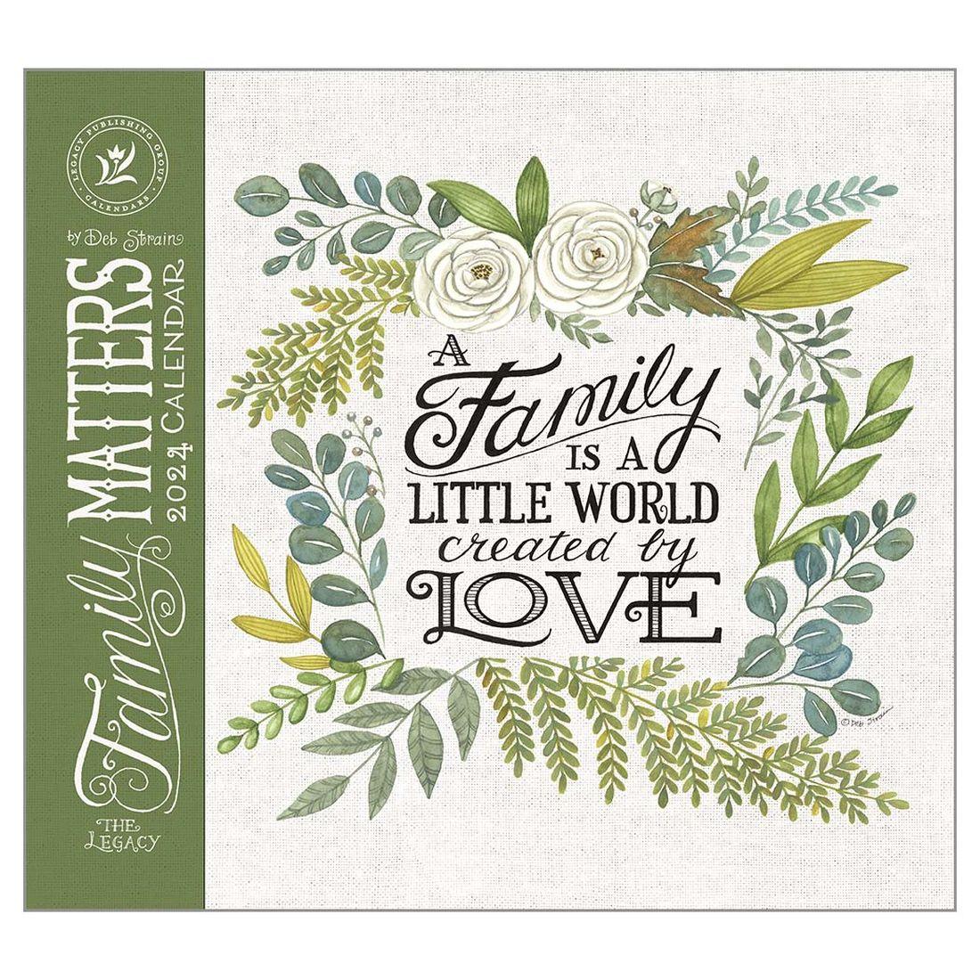 Family Matters 2024 Wall Calendar