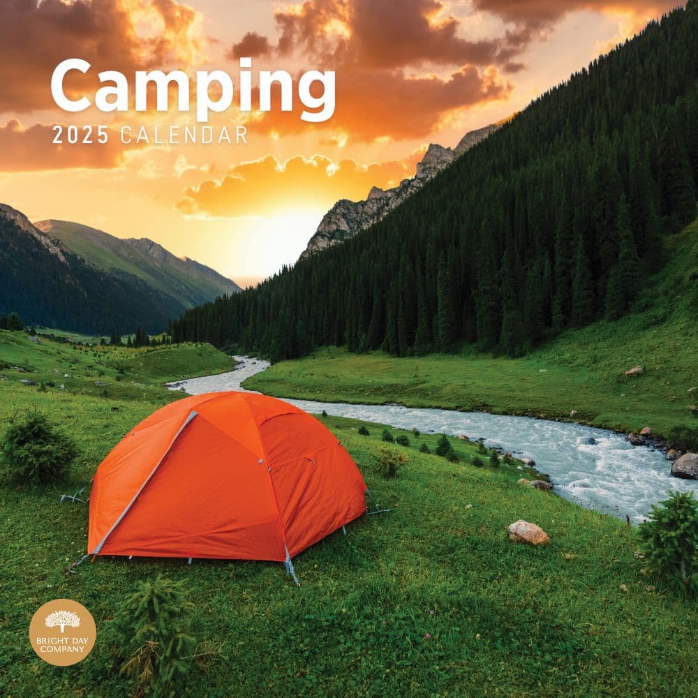 Camping 2025 Wall Calendar - Calendars.com