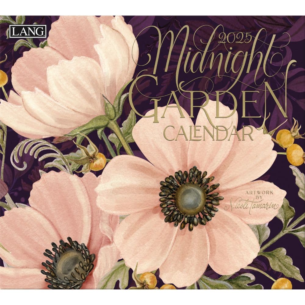 Midnight Garden Special Edition 2025 Wall Calendar Main Image