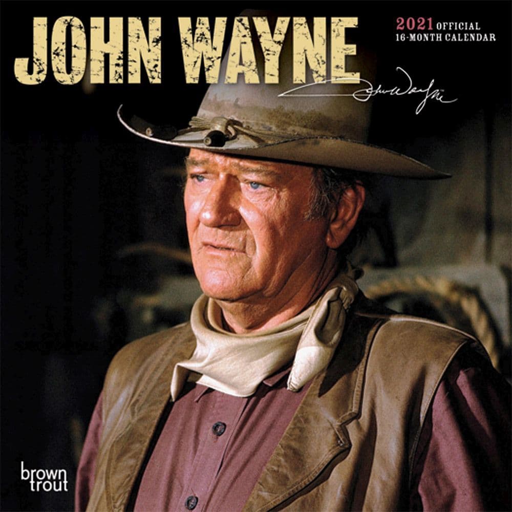 John Wayne Mini Wall Calendar