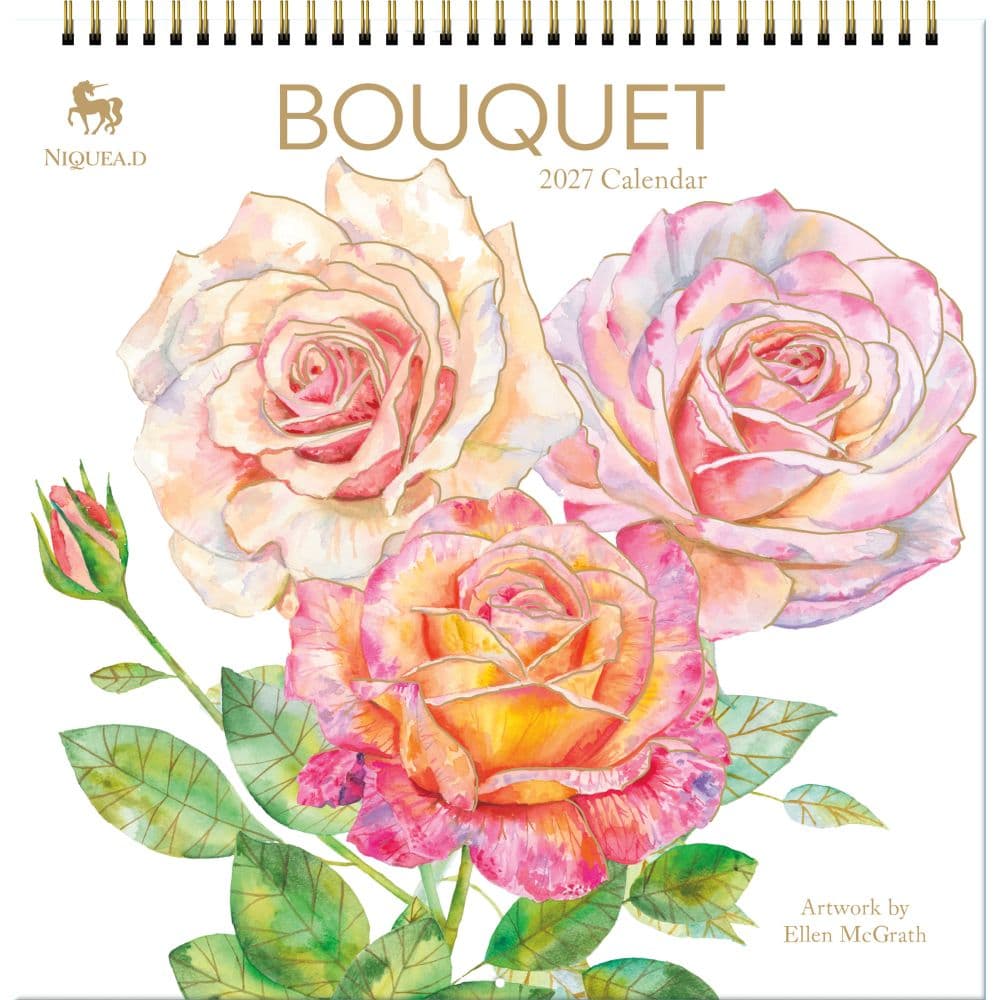 image Bouquets 2027 Spiral Wall Calendar Main Product Image