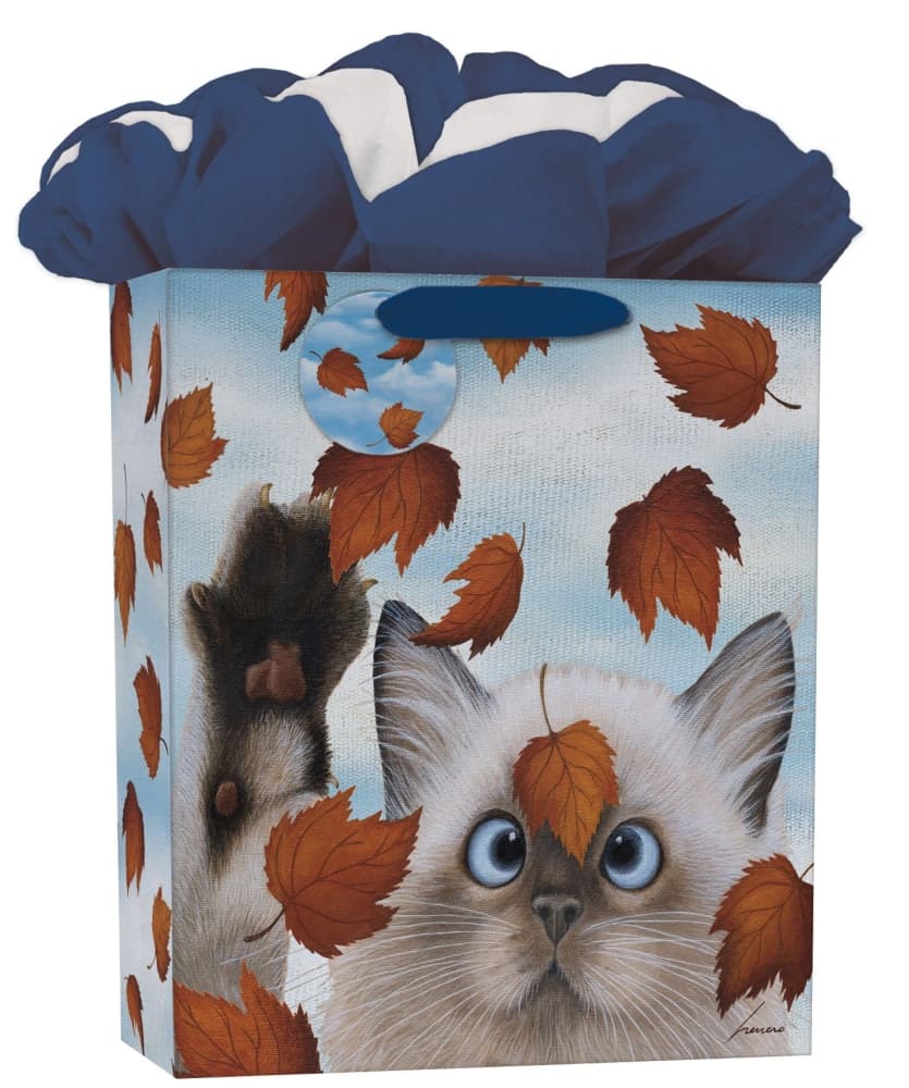 American Cat Large GoGo Gift Bag by Lowell Herrero