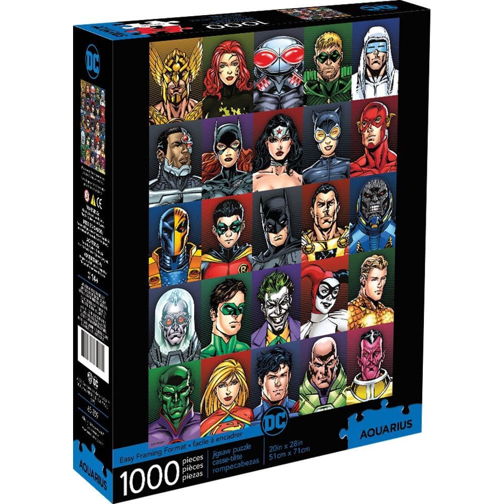 DC Faces 1000pc Puzzle