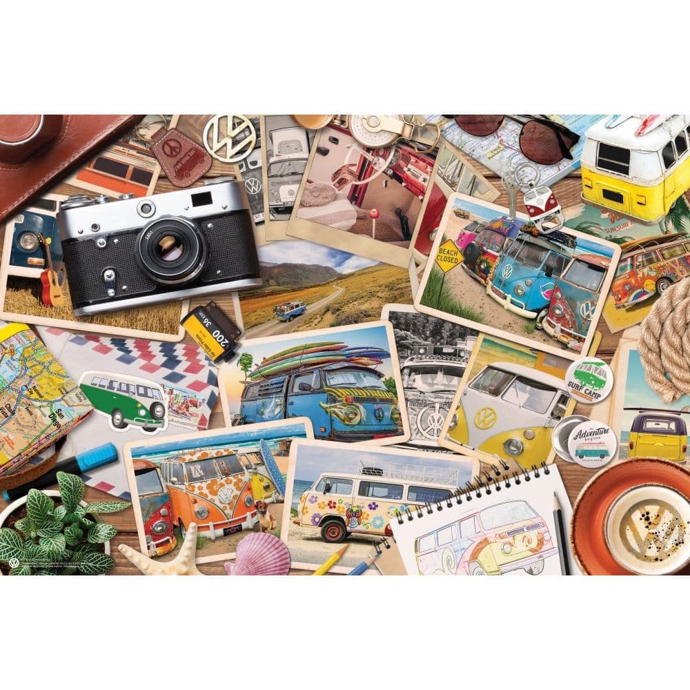 VW Bus Tin Road Trips 550pc Puzzle Main Image