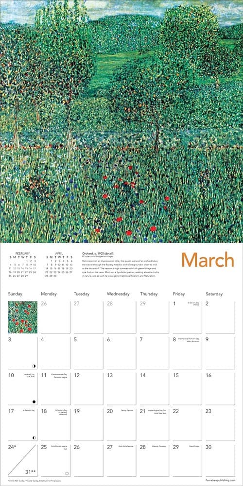 Klimt Landscapes 2024 Wall Calendar Calendars Com   8821d64d 81fb 467e B1e7 467d9b3e81a2