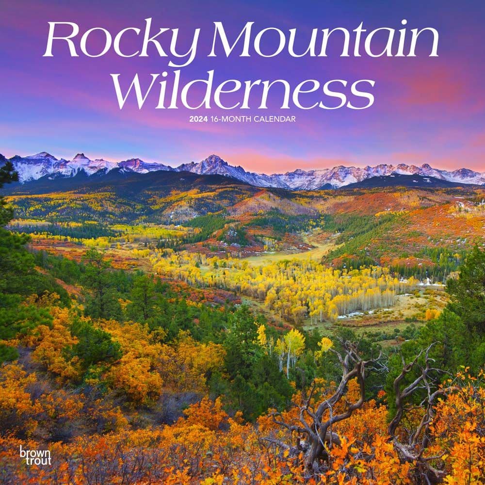 Rocky Mountain Wilderness 2024 Wall Calendar Main Product Image width=&quot;1000&quot; height=&quot;1000&quot;