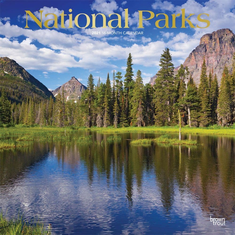 Details about   National Parks 16 Months 2021 Wall Calendar 12"X24" open 