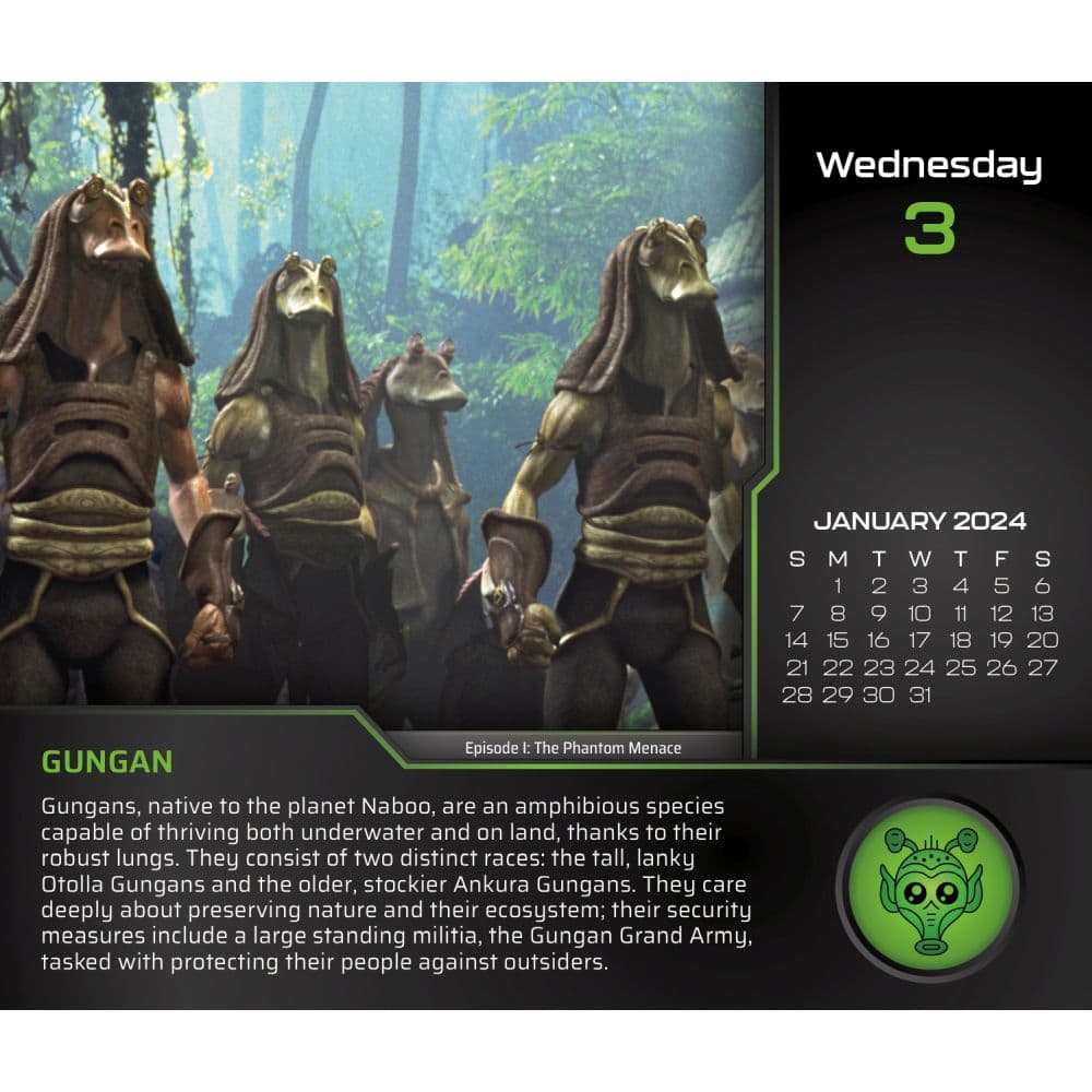 Star Wars 2024 Desk Calendar