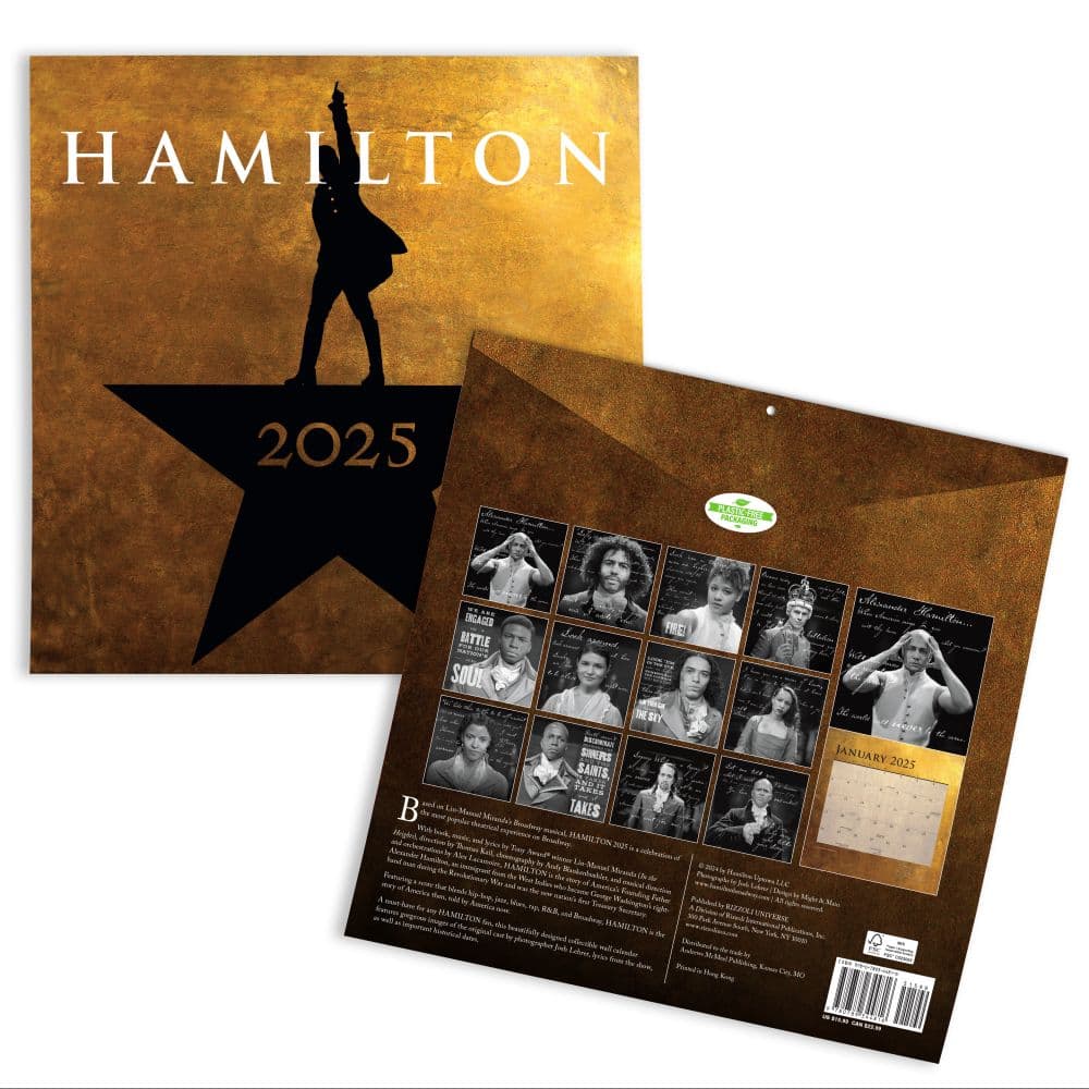 Hamilton 2025 Wall Calendar Sixth Alternate Image width=&quot;1000&quot; height=&quot;1000&quot;