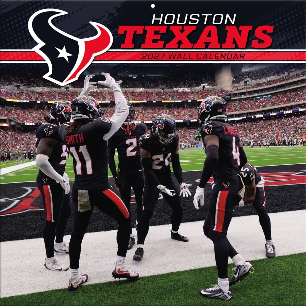 NFL Houston Texans 2027 Wall Calendar