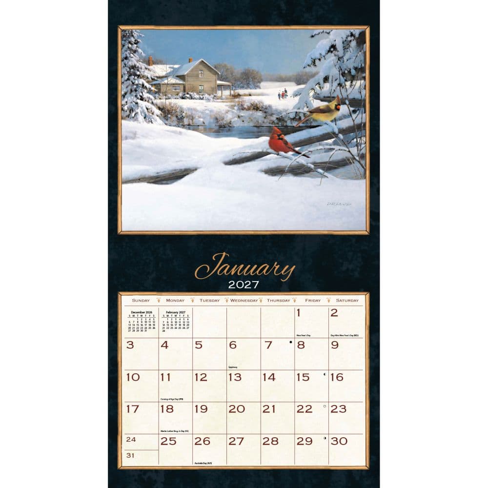Treasured Times Special Edition 2027 Wall Calendar Second Alternate Image