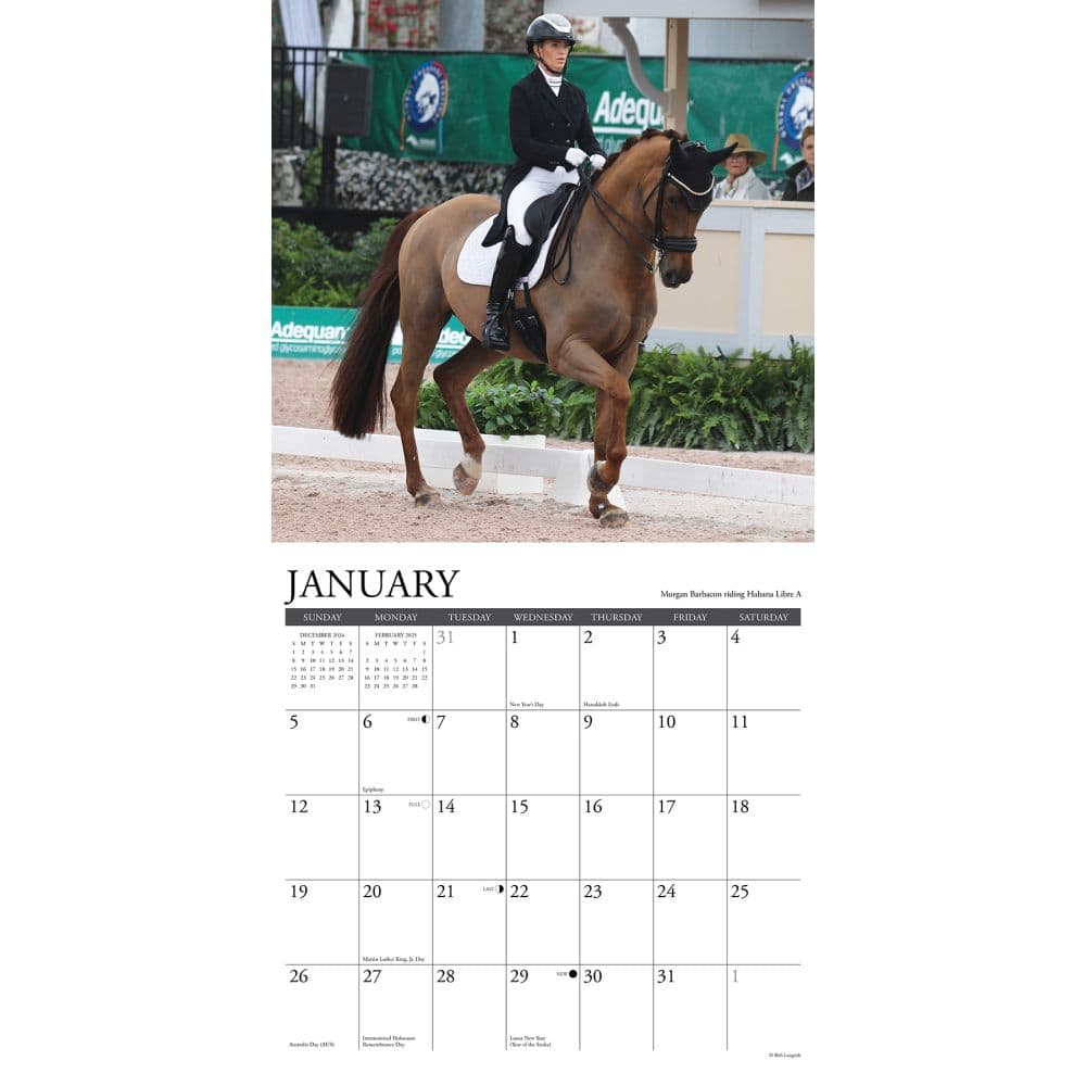 Dressage 2025 Wall Calendar Second Alternate Image width=&quot;1000&quot; height=&quot;1000&quot;