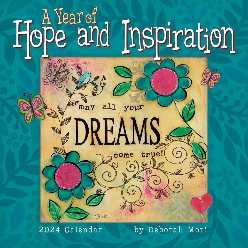 Year of Hope and Inspiration 2024 Mini Wall Calendar Main Image