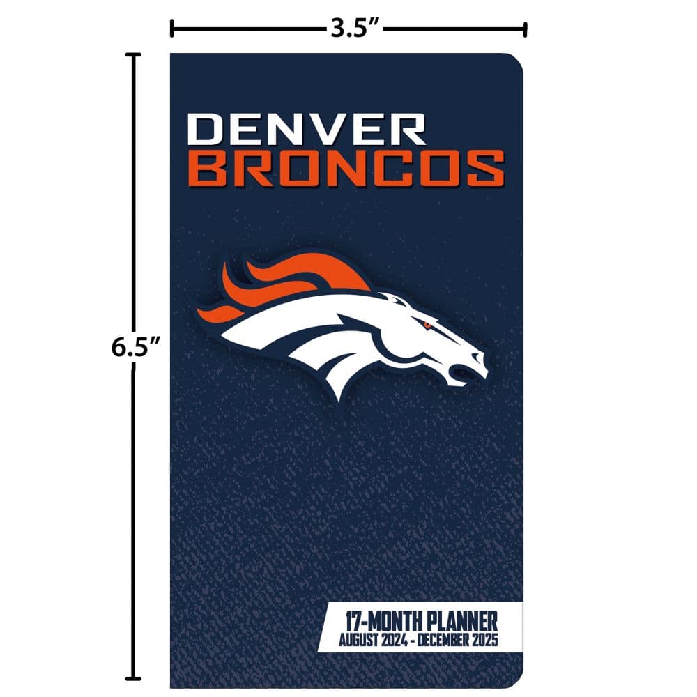 NFL Denver Broncos 17 Month 2025 Pocket Planner Fifth Alternate Image