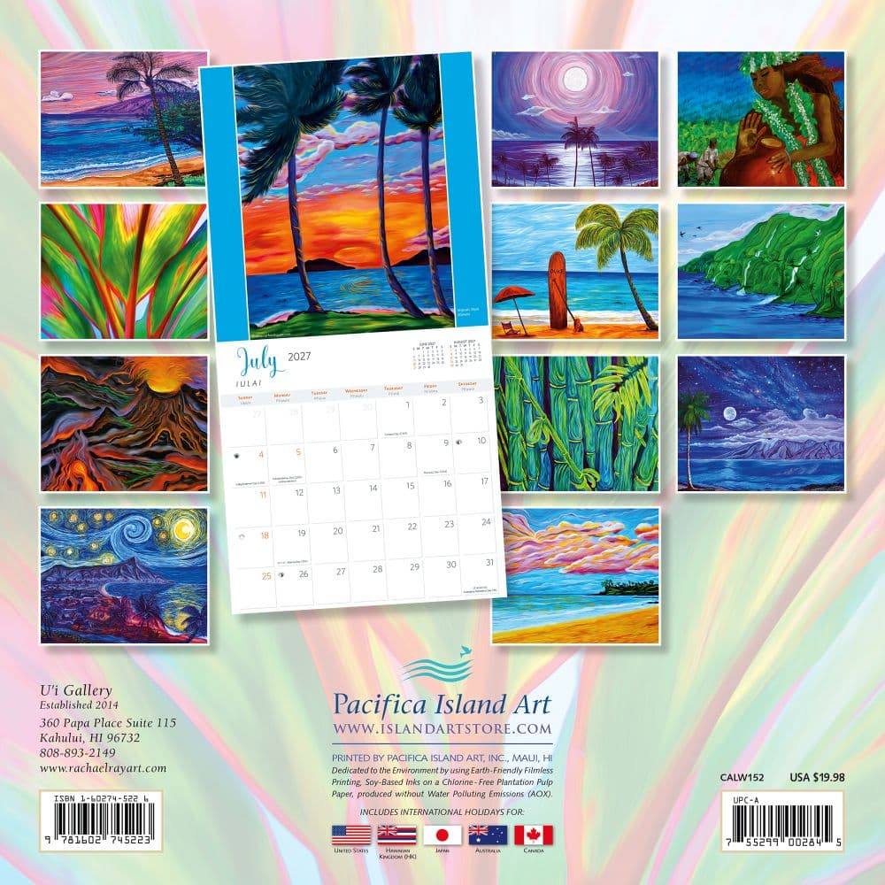 Experience Aloha 2027 Deluxe Wall Calendar First Alternate Image