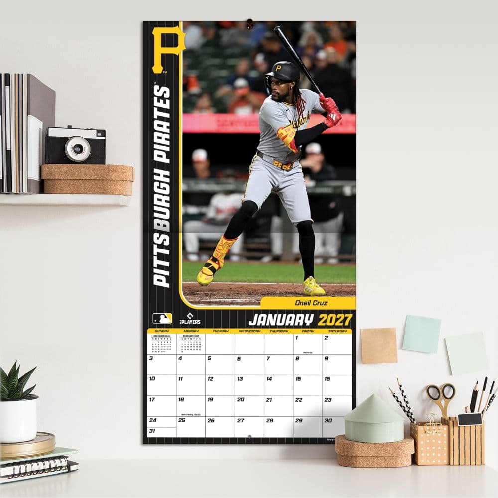 MLB Pittsburgh Pirates 2027 Wall Calendar Fifth Alternate Image