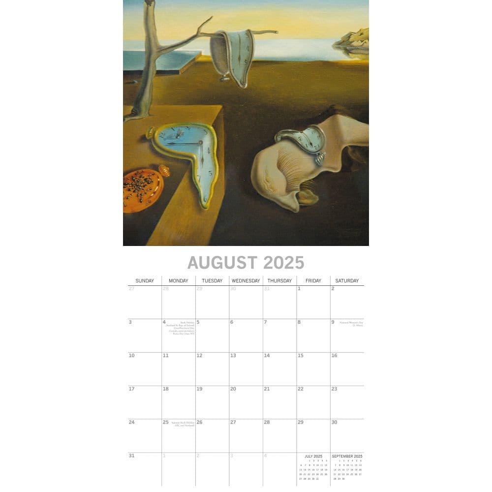 Dali 2025 Wall Calendar