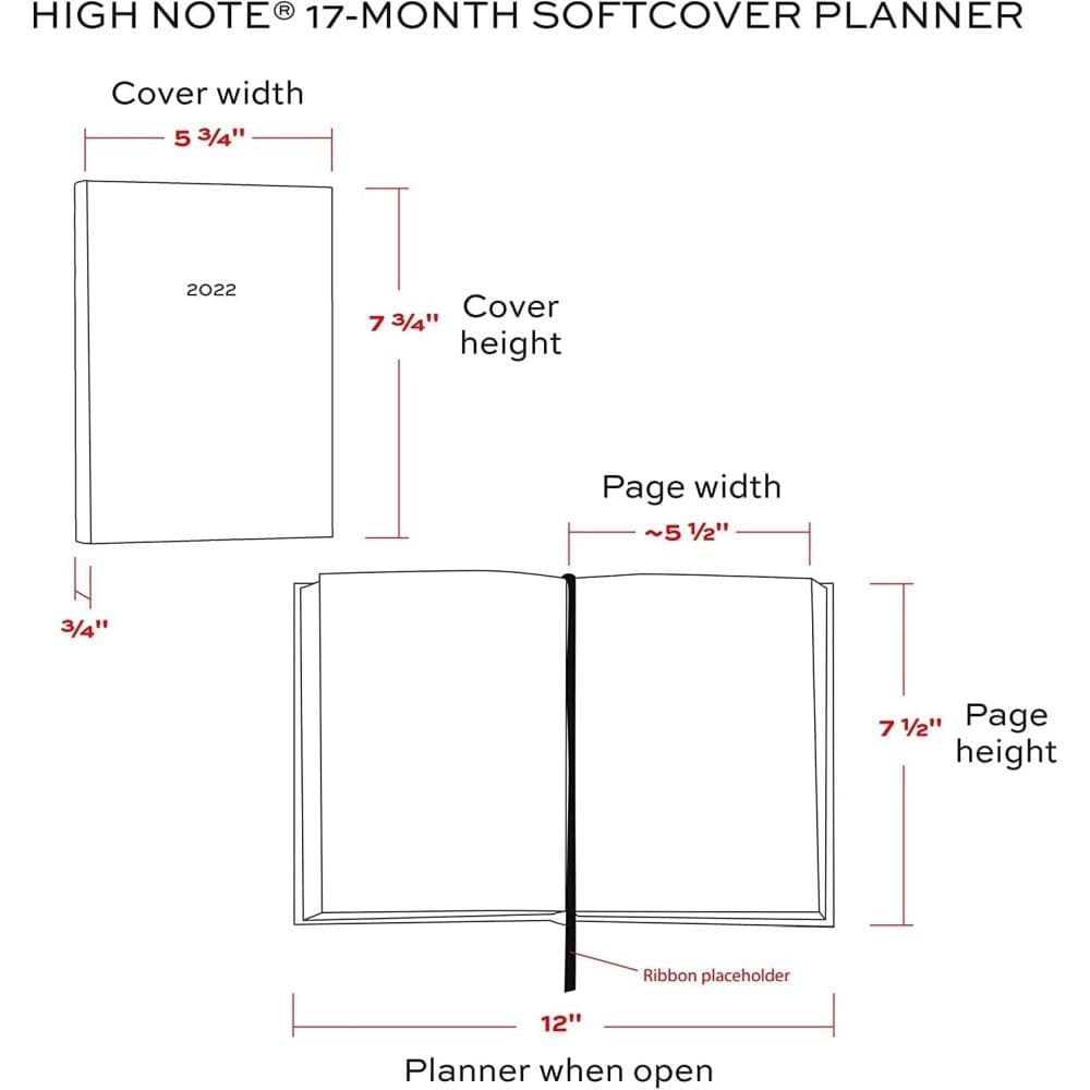 Fresh and Colorful Softcover High Note 2026 Planner Fourth Alternate Image