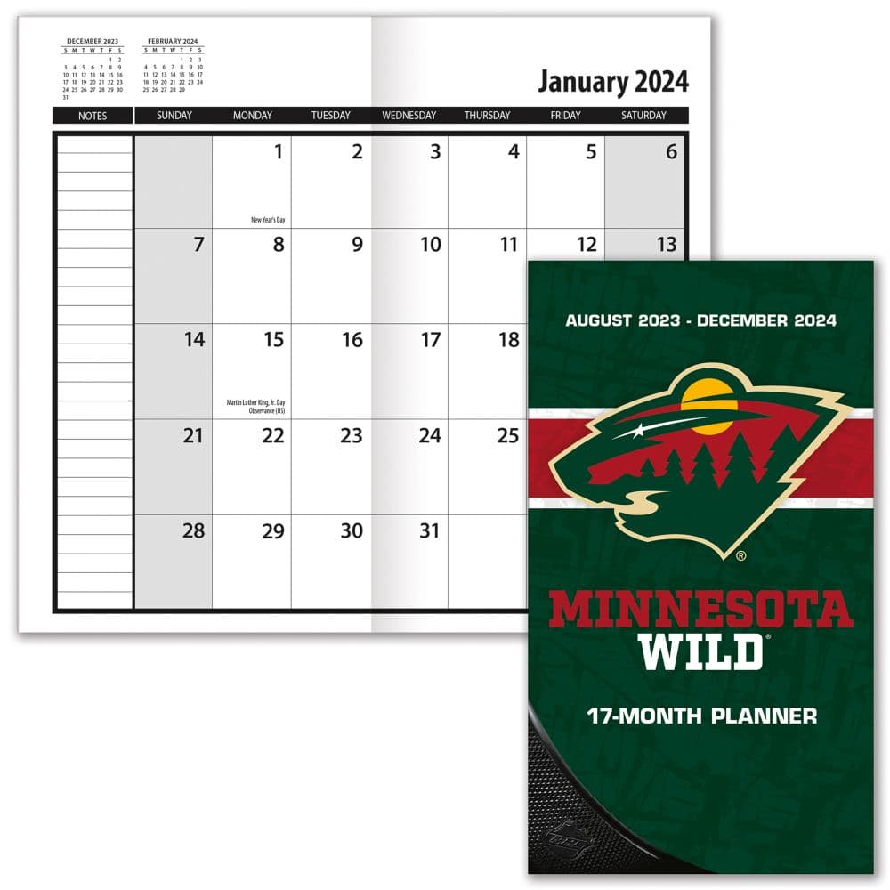 Minnesota Wild 17 Month 2024 Pocket Planner First Alternate Image width=&quot;1000&quot; height=&quot;1000&quot;