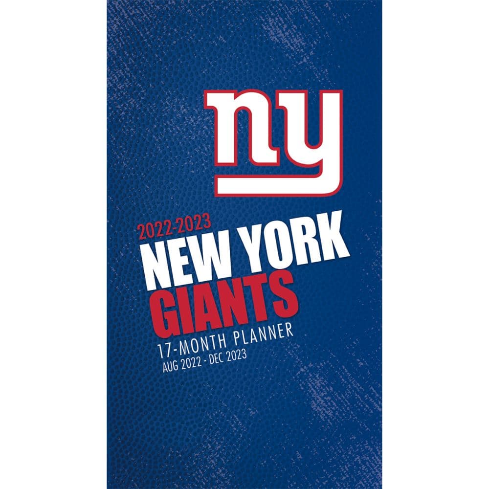 Turner Licensing New York Giants 2023 17-Month Pocket Planner