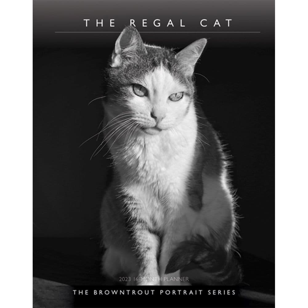 BrownTrout Regal Cat Portrait Series 2023 Planner