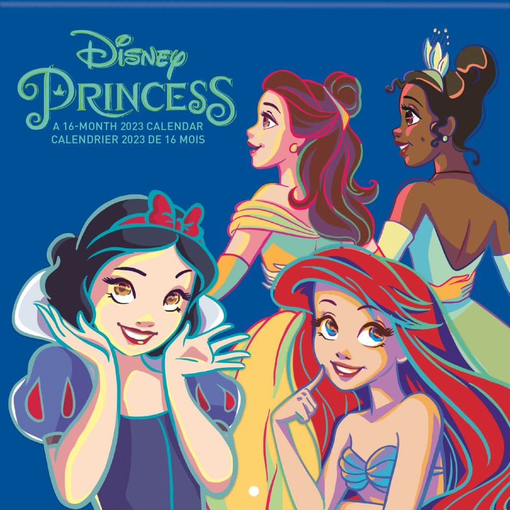 Trends International Disney Princess 2023 Mini Wall Calendar French