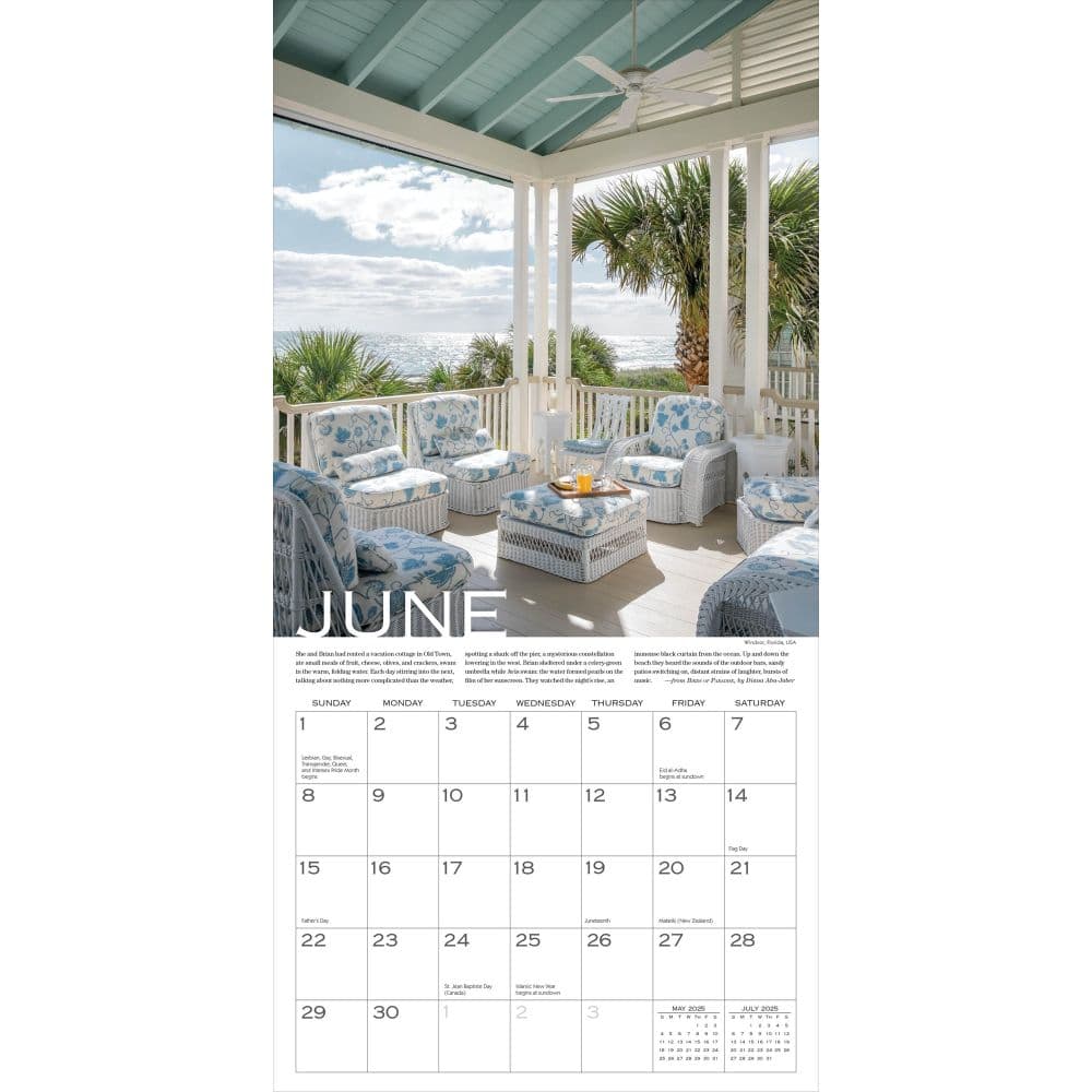 Out On The Porch 2025 Calendar 